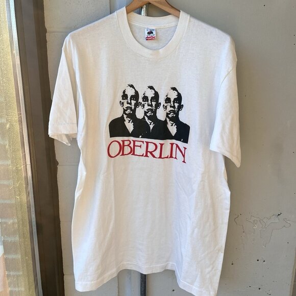 Oberlin College Conservatory Vtg 1990s Single Stitch Obscure Arts Shirt Rare XL - Picture 1 of 4